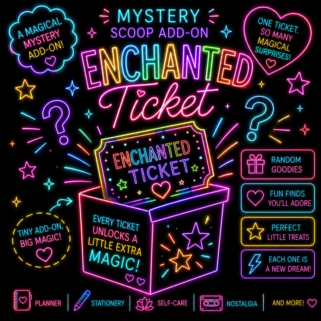 ENCHANTED TICKET - Scoop Add On